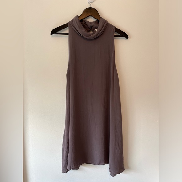 Wilfred Dresses & Skirts - WILFRED 100% Silk Dress with High Neck Size S